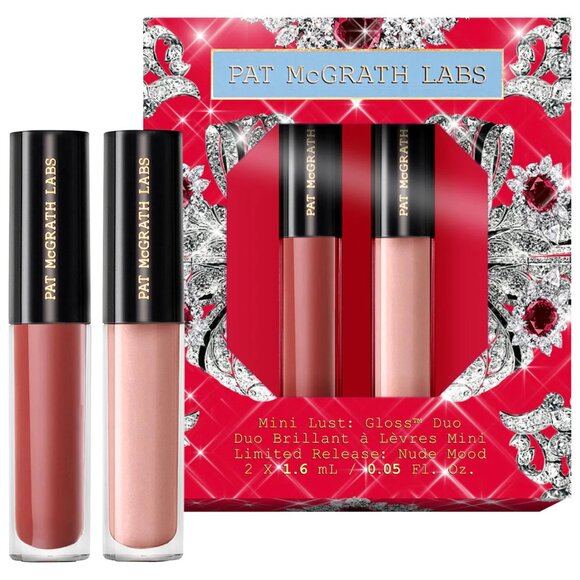 PAT McGRATH LABS MINI LUST: GLOSS™ DUO LIMITED RELEASE: NUDE MOOD- Brand new - Picture 1 of 7